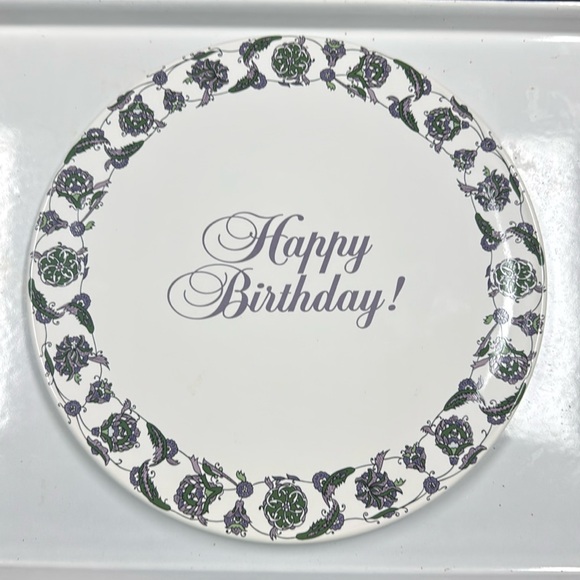 Avon President’s Club Happy Birthday Cake Plate - Picture 1 of 10